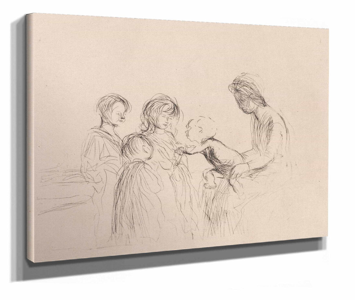 Madonna And Children by Jean Louis Forain