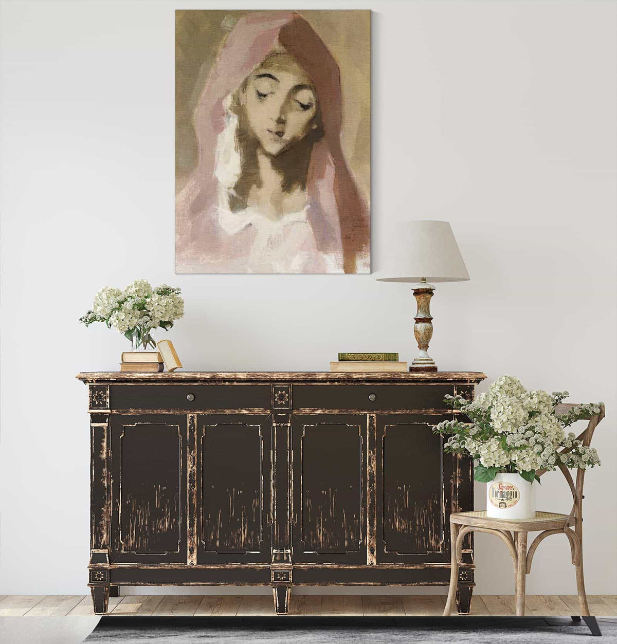 Madonna De La Charite After El Greco by Helene Schjerfbeck