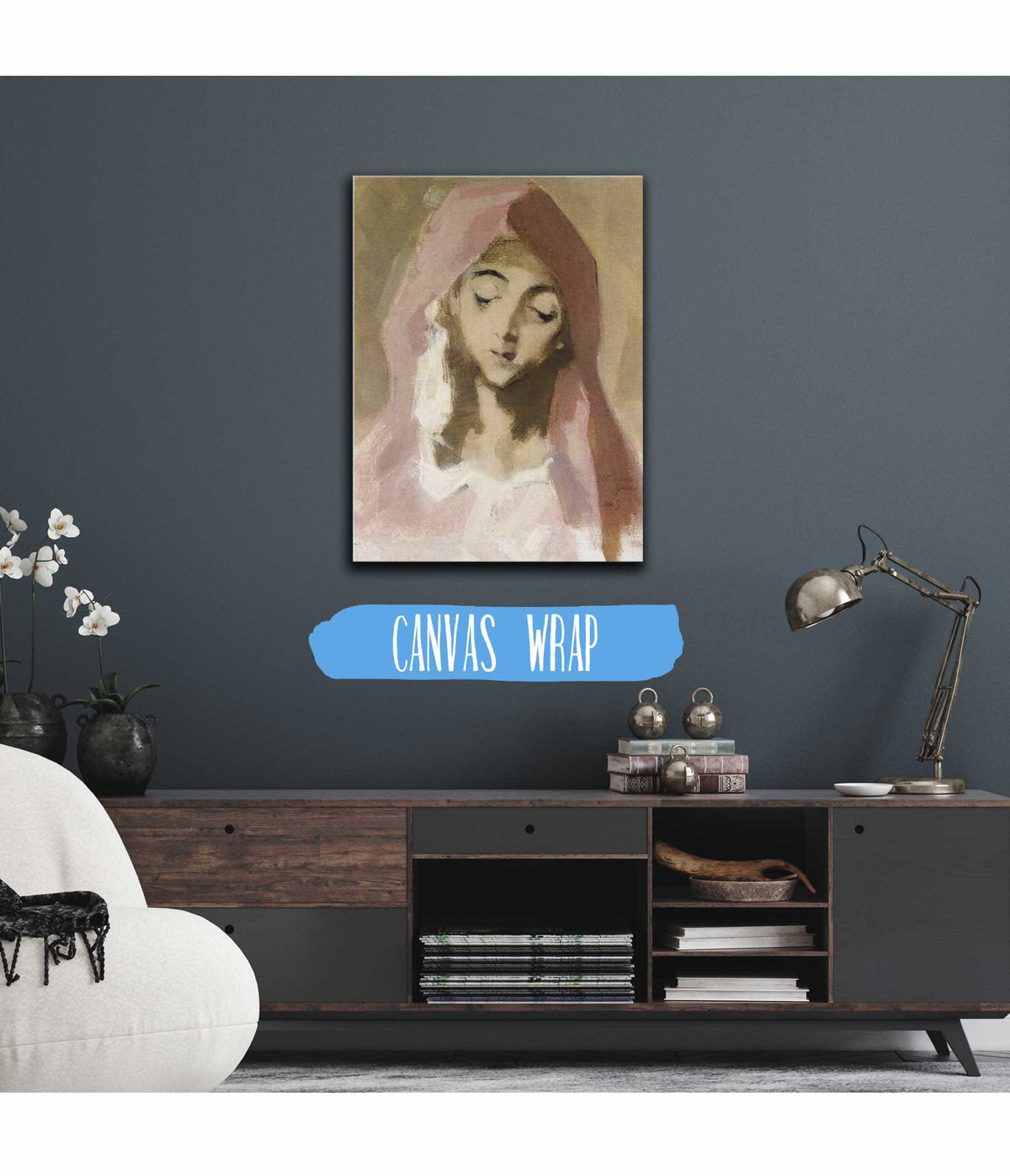 Madonna De La Charite After El Greco by Helene Schjerfbeck