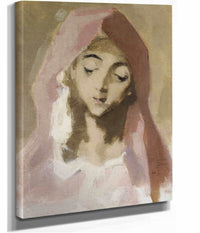 Madonna De La Charite After El Greco by Helene Schjerfbeck