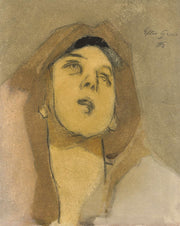 Madonna Immaculata After El Greco by Helene Schjerfbeck