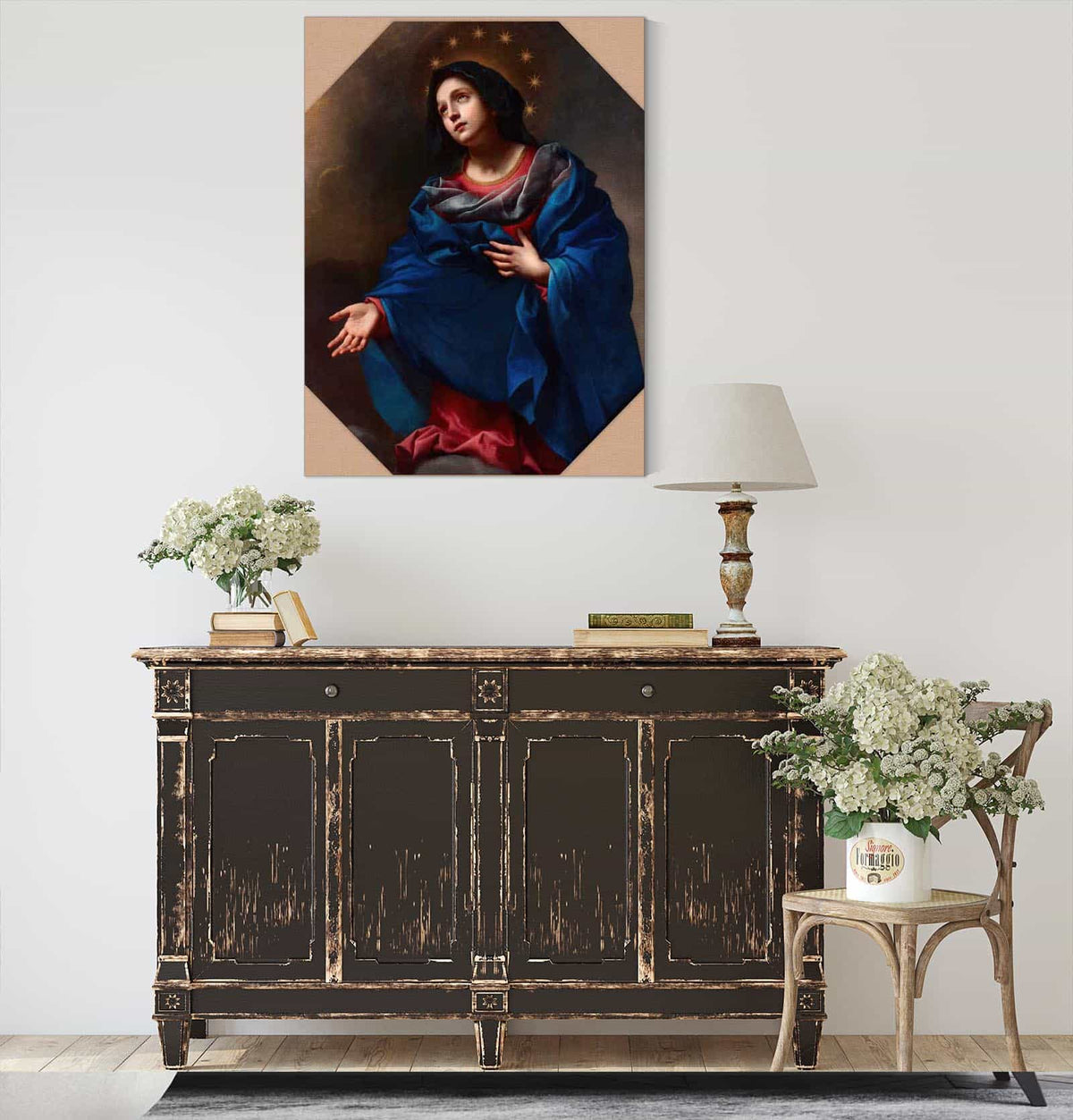 Madonna In Glory by Carlo Dolci