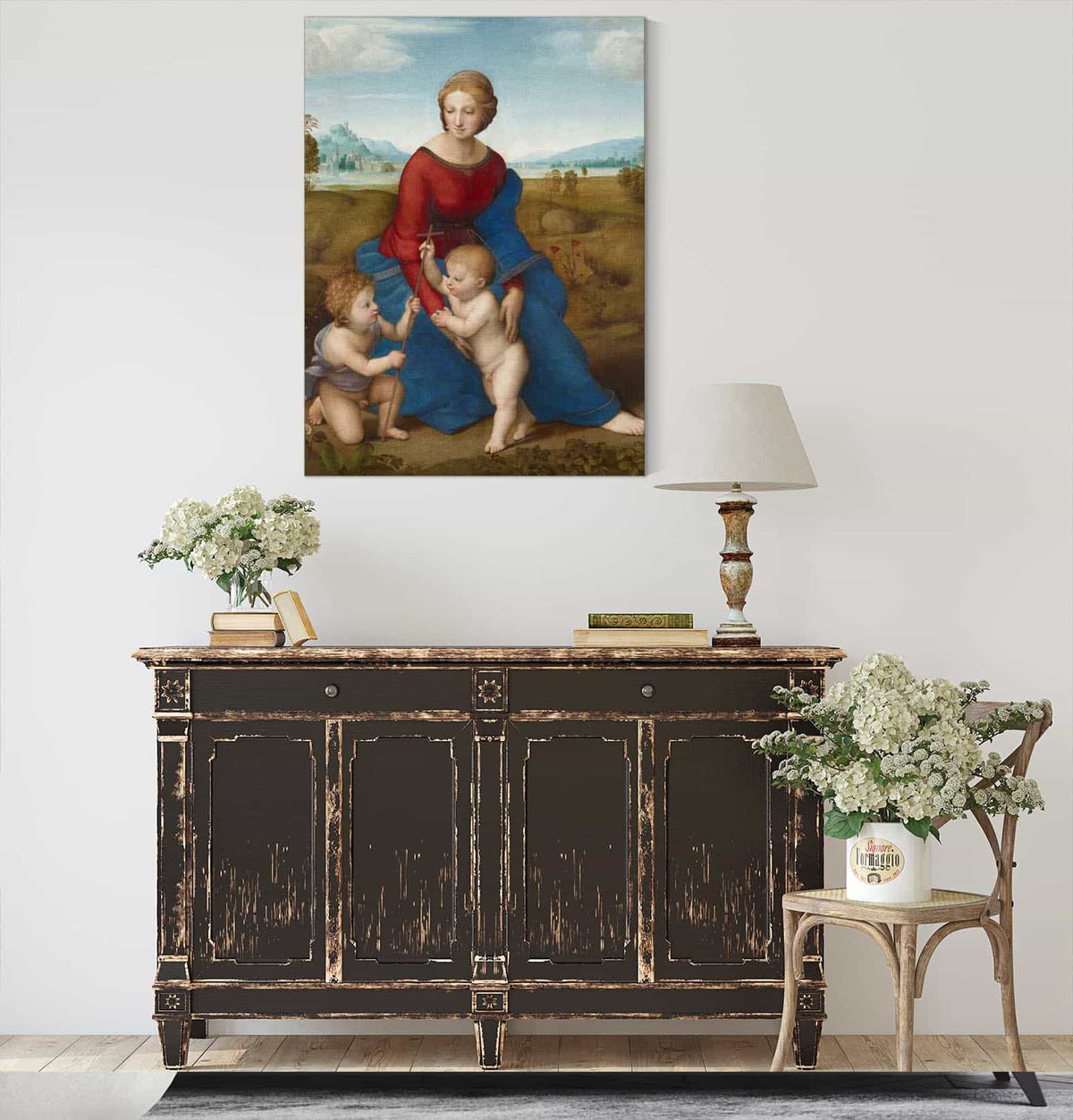 Madonna In The Meadow by Raphael