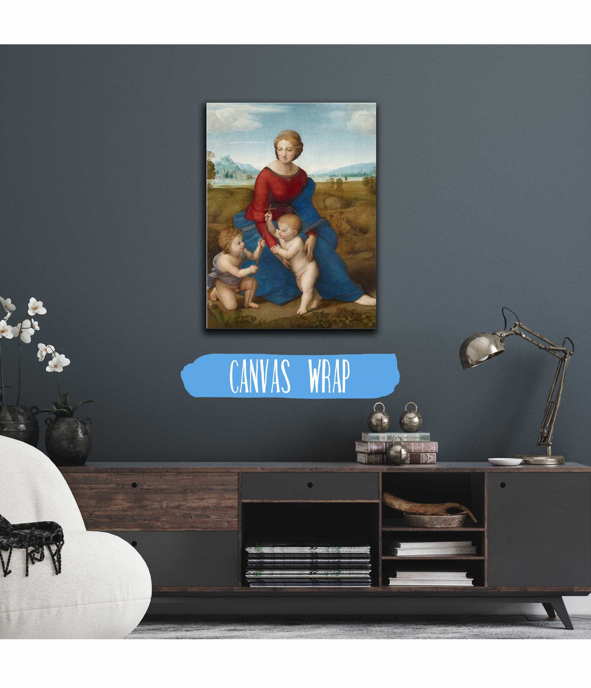 Madonna In The Meadow by Raphael