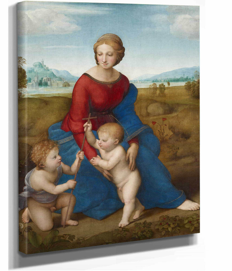 Madonna In The Meadow by Raphael