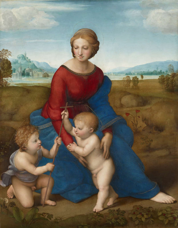 Madonna In The Meadow by Raphael