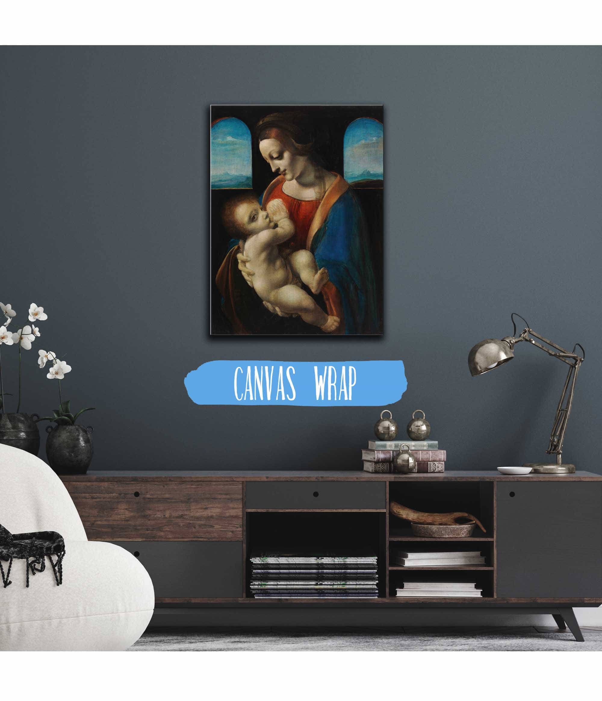 Madonna Litta Copy After Leonardo Da Vinci by Magnus Enckell