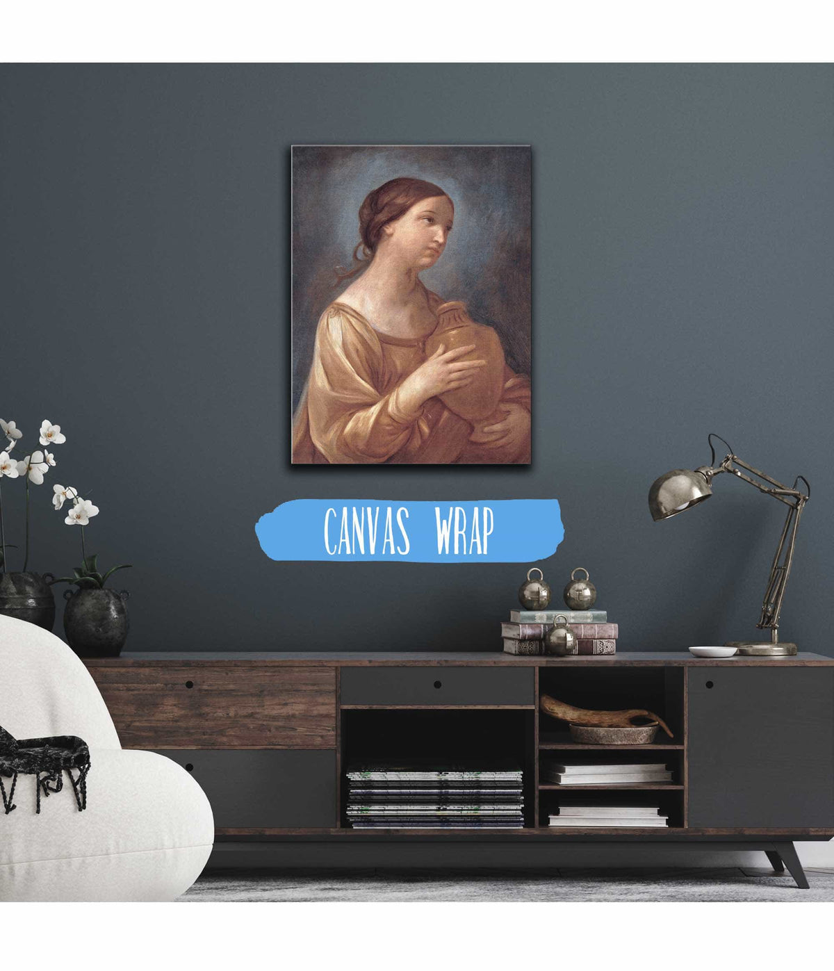 Magdalene With The Jar Of Ointment  by Guido Reni