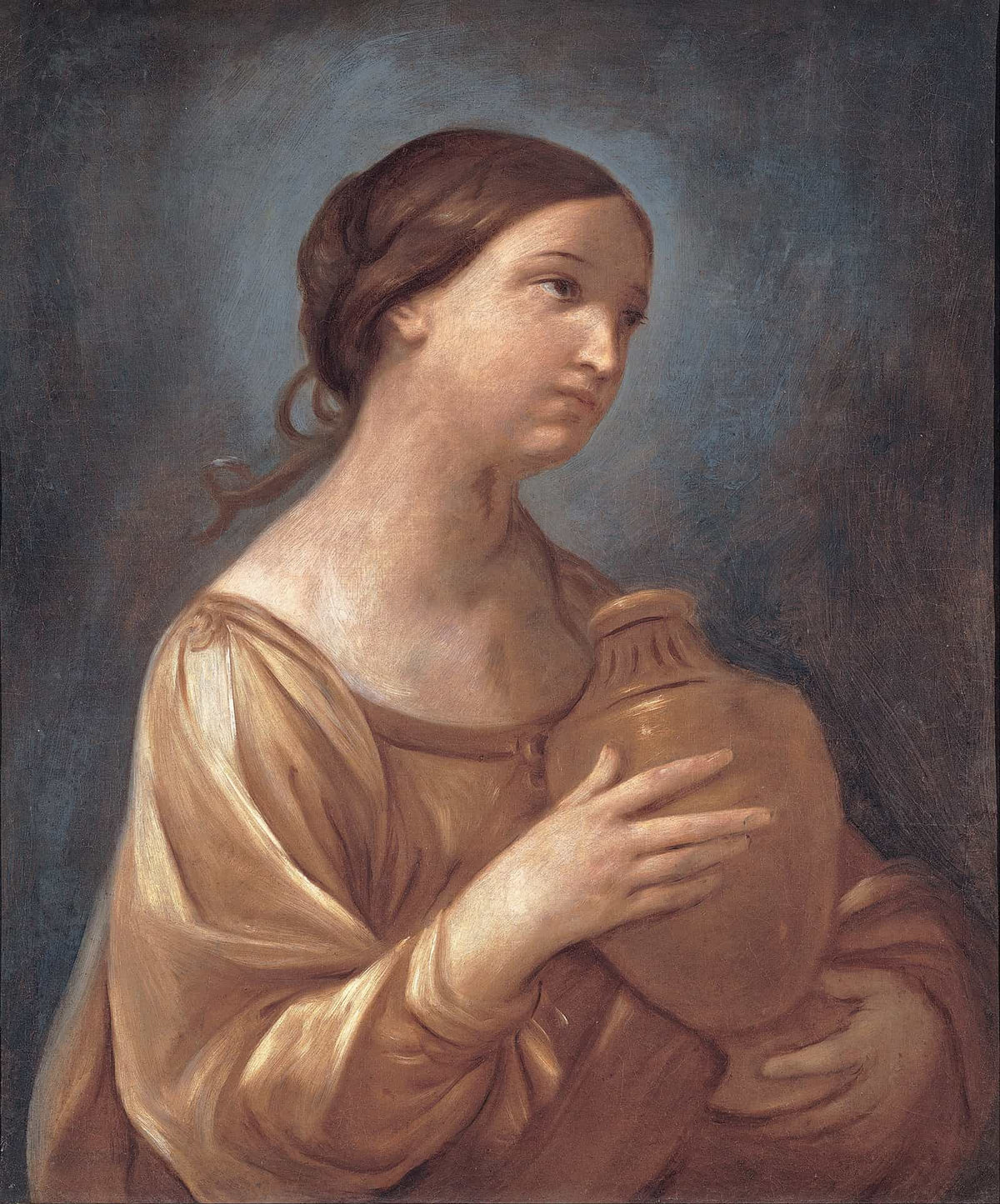 Magdalene With The Jar Of Ointment  by Guido Reni
