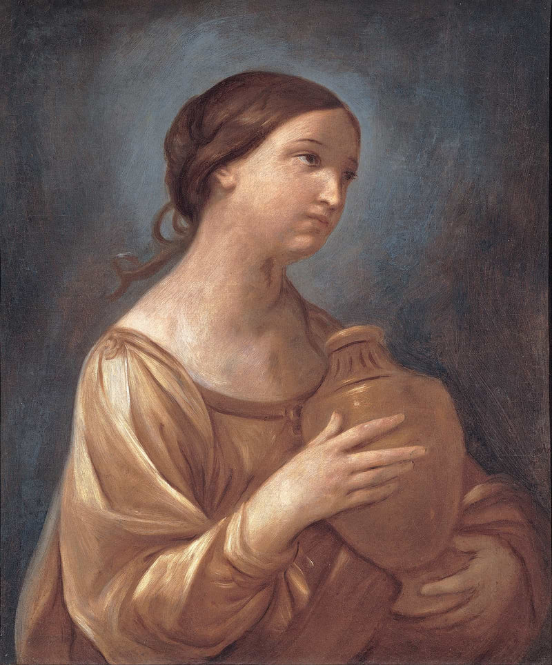 Magdalene With The Jar Of Ointment  by Guido Reni