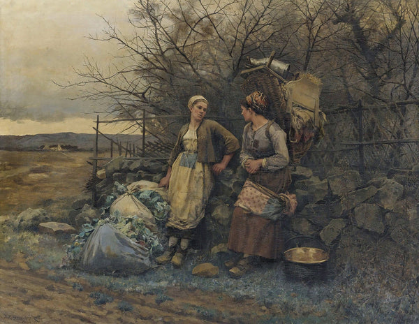 Maidens Waiting by Daniel Ridgway Knight