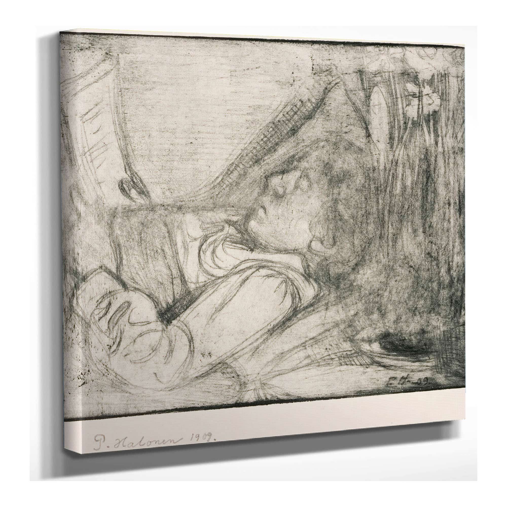 Maija Is Ill by Pekka Halonen
