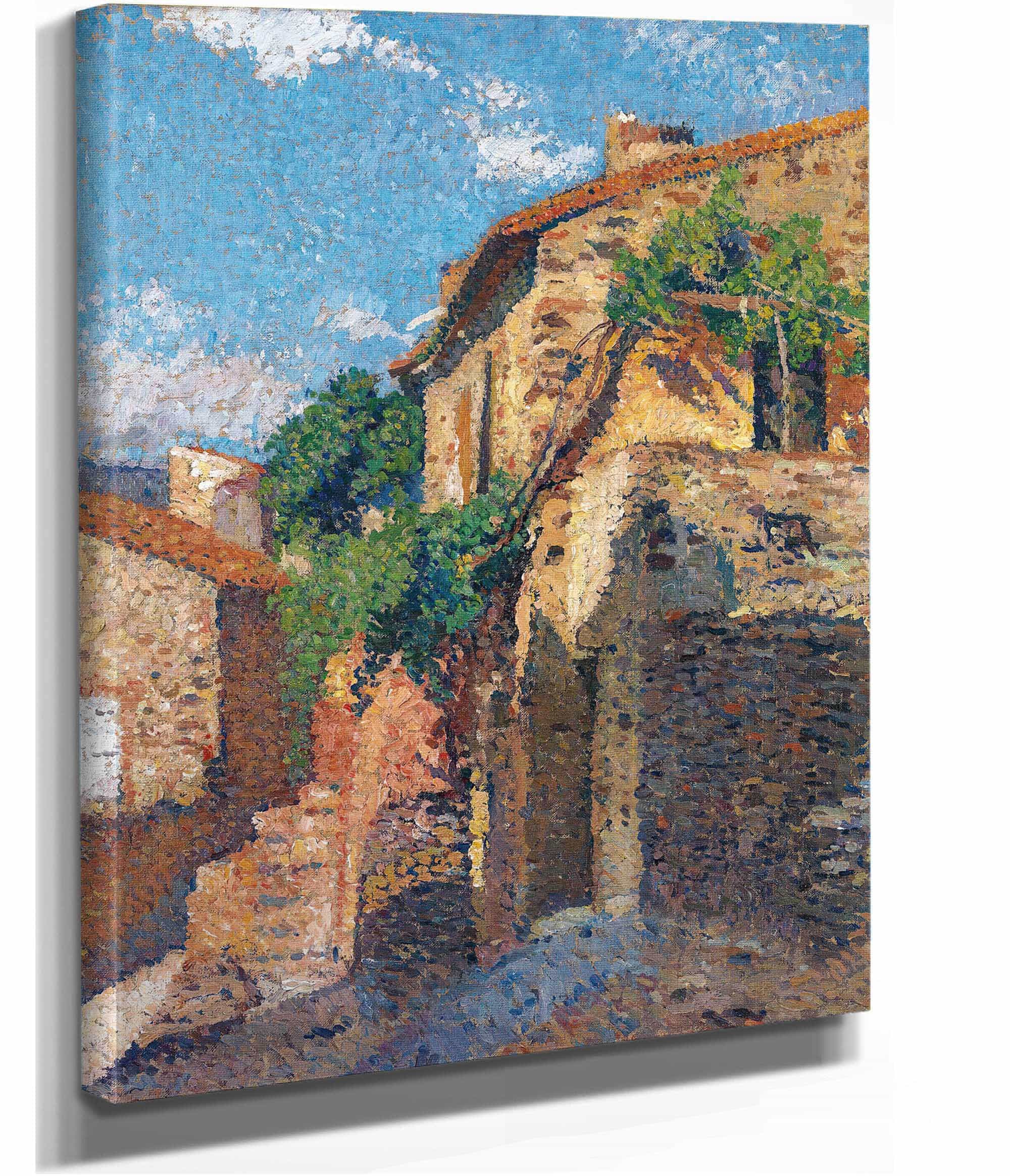 Maisons A Collioure by Henri Martin