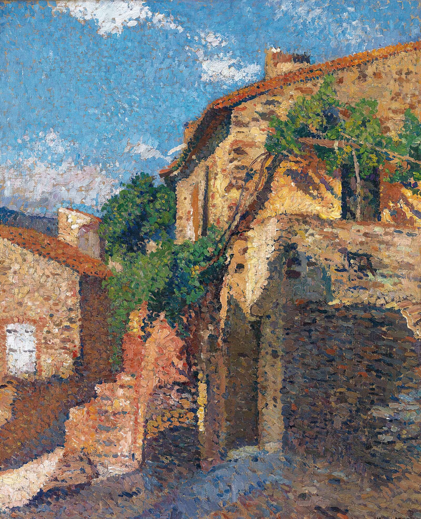 Maisons A Collioure by Henri Martin