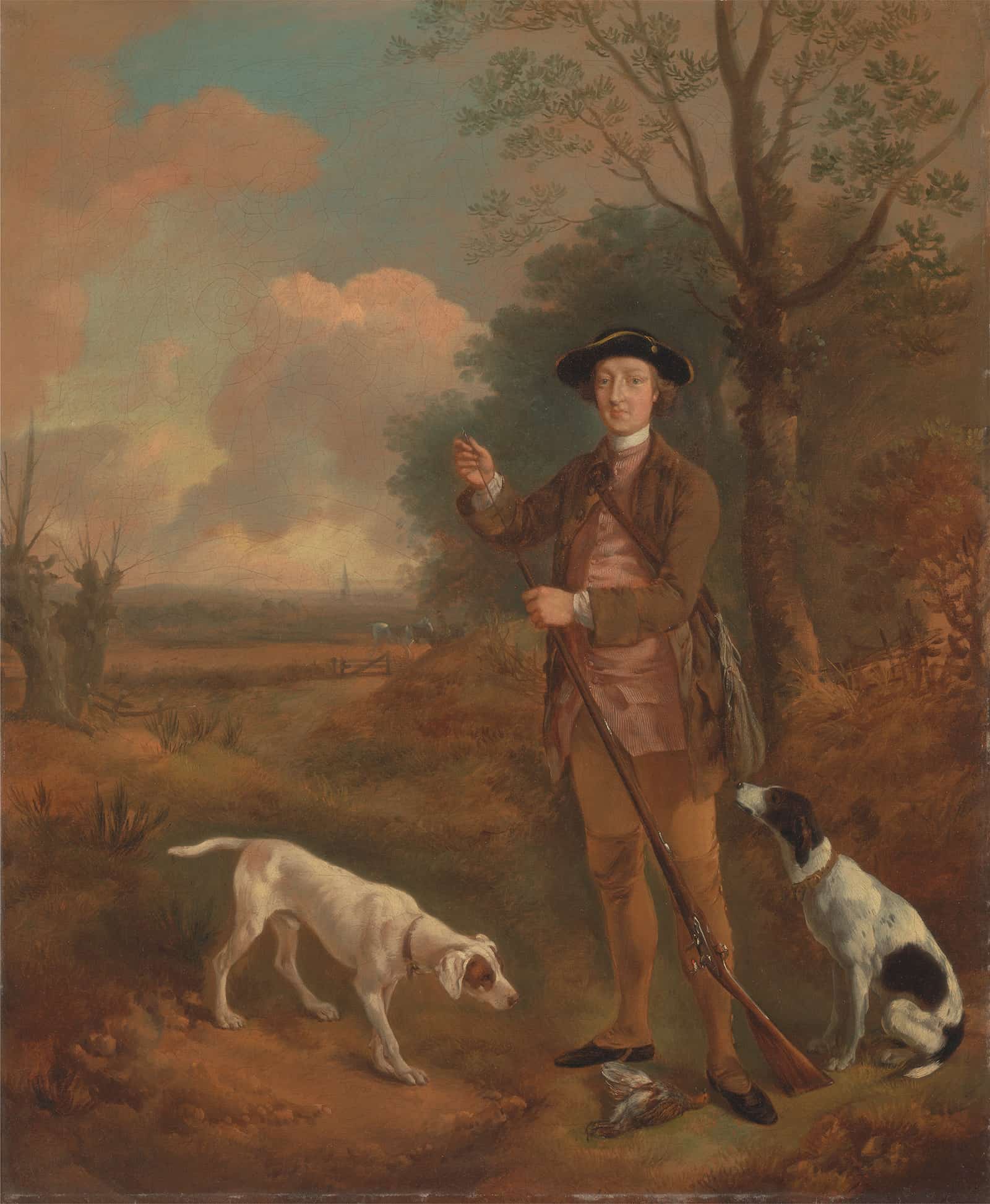 Major John Dade Of Tannington Suffolk by Thomas Gainsborough