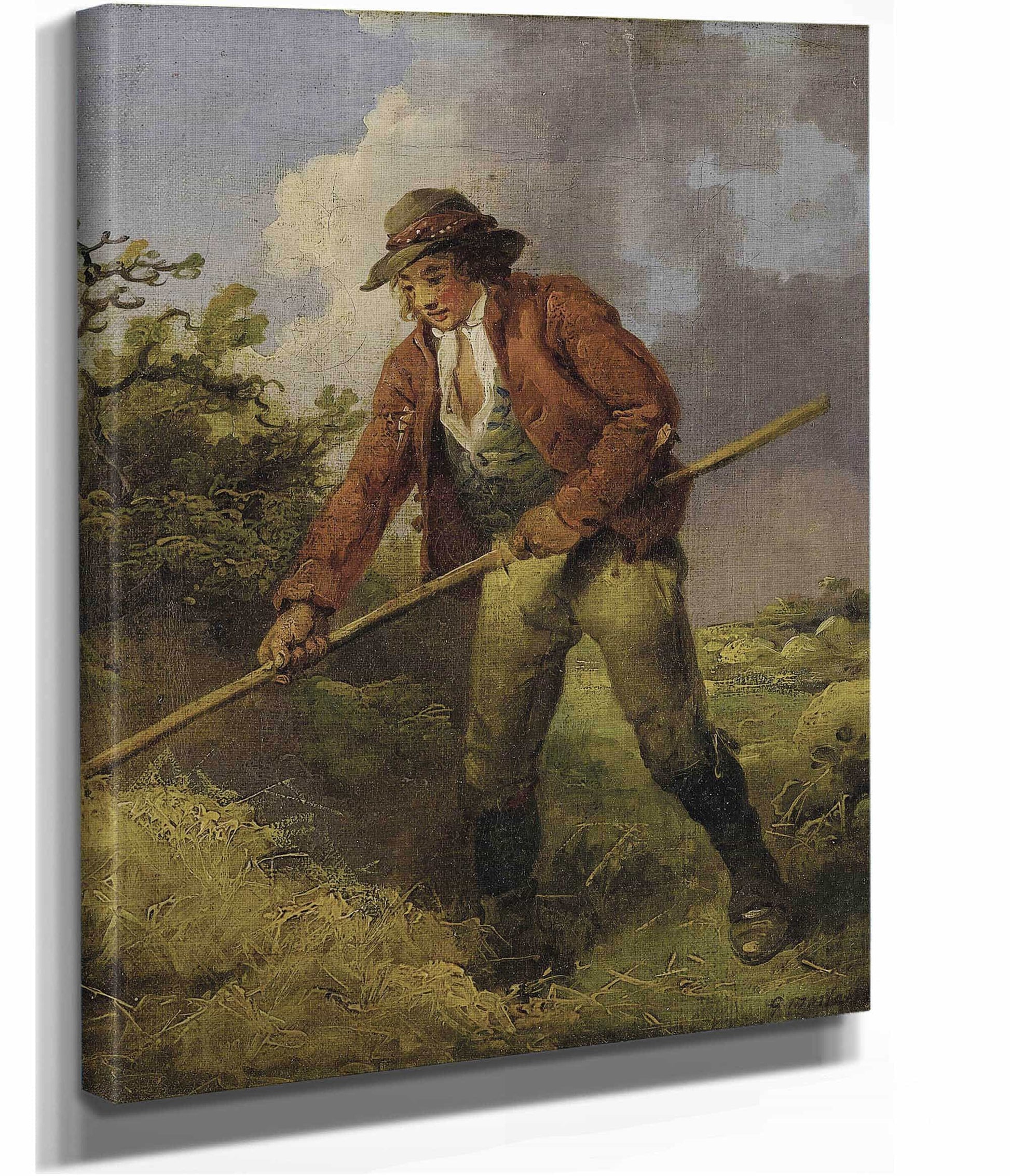 Making Hay by George Morland