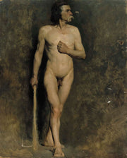 Male Model  by Albert Edelfelt