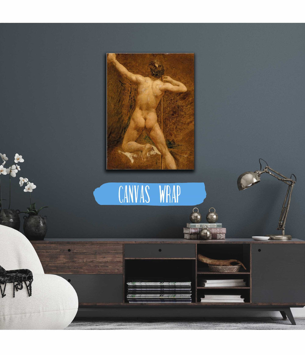 Male Nude by William Etty