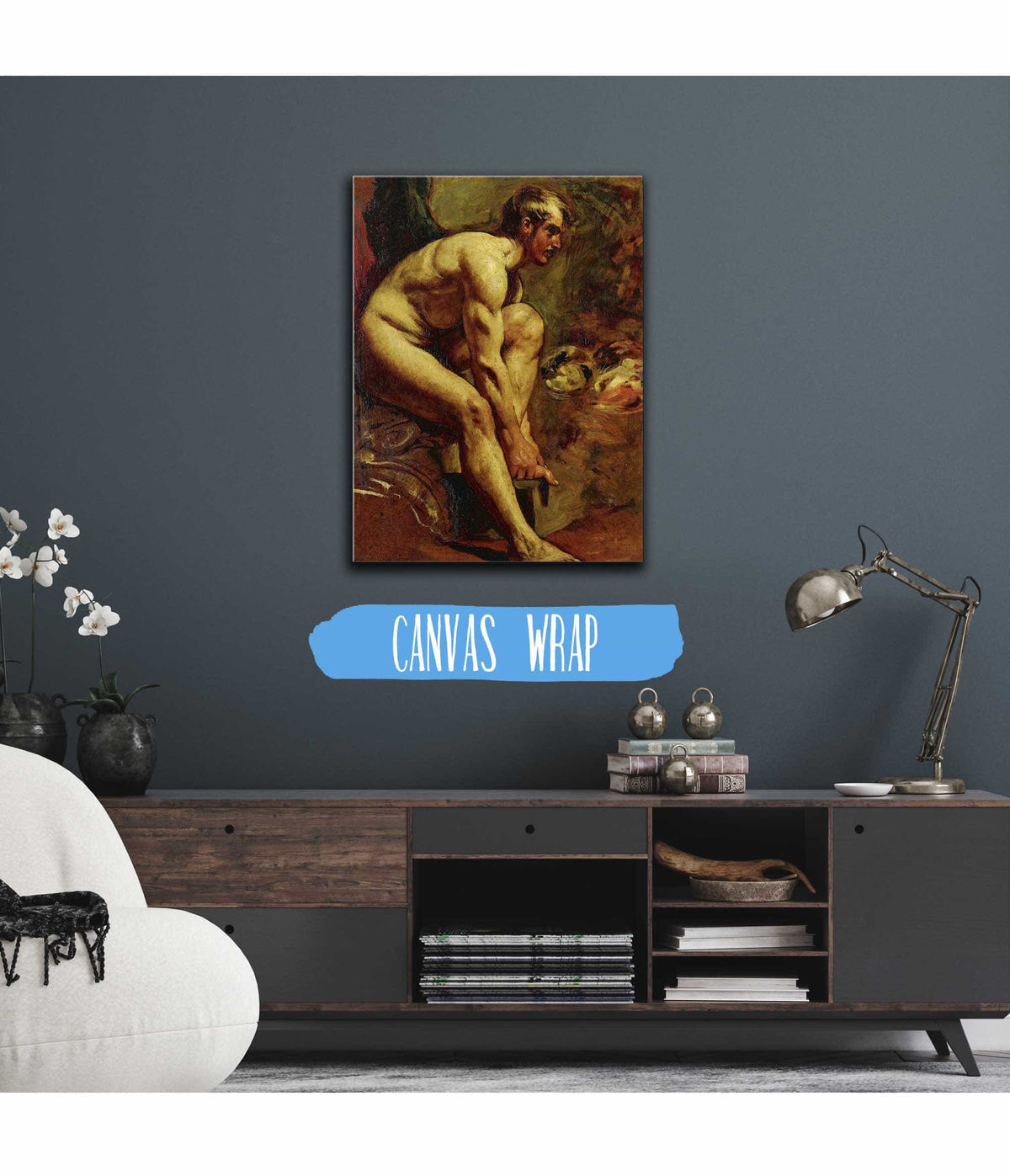 Male Nude by William Etty