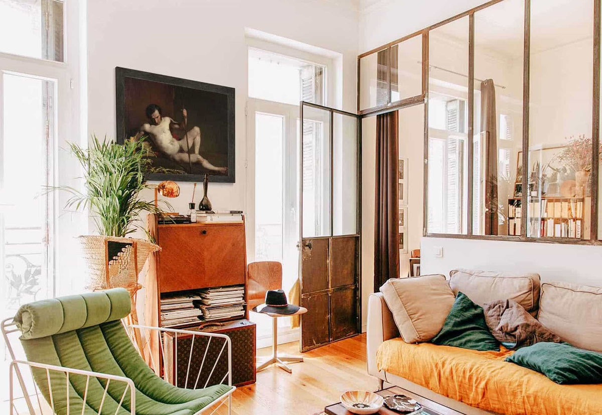 Male Nude Leaning On Staff by William Etty