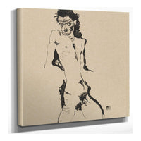 Male Nude Self Portrait by Egon Schiele