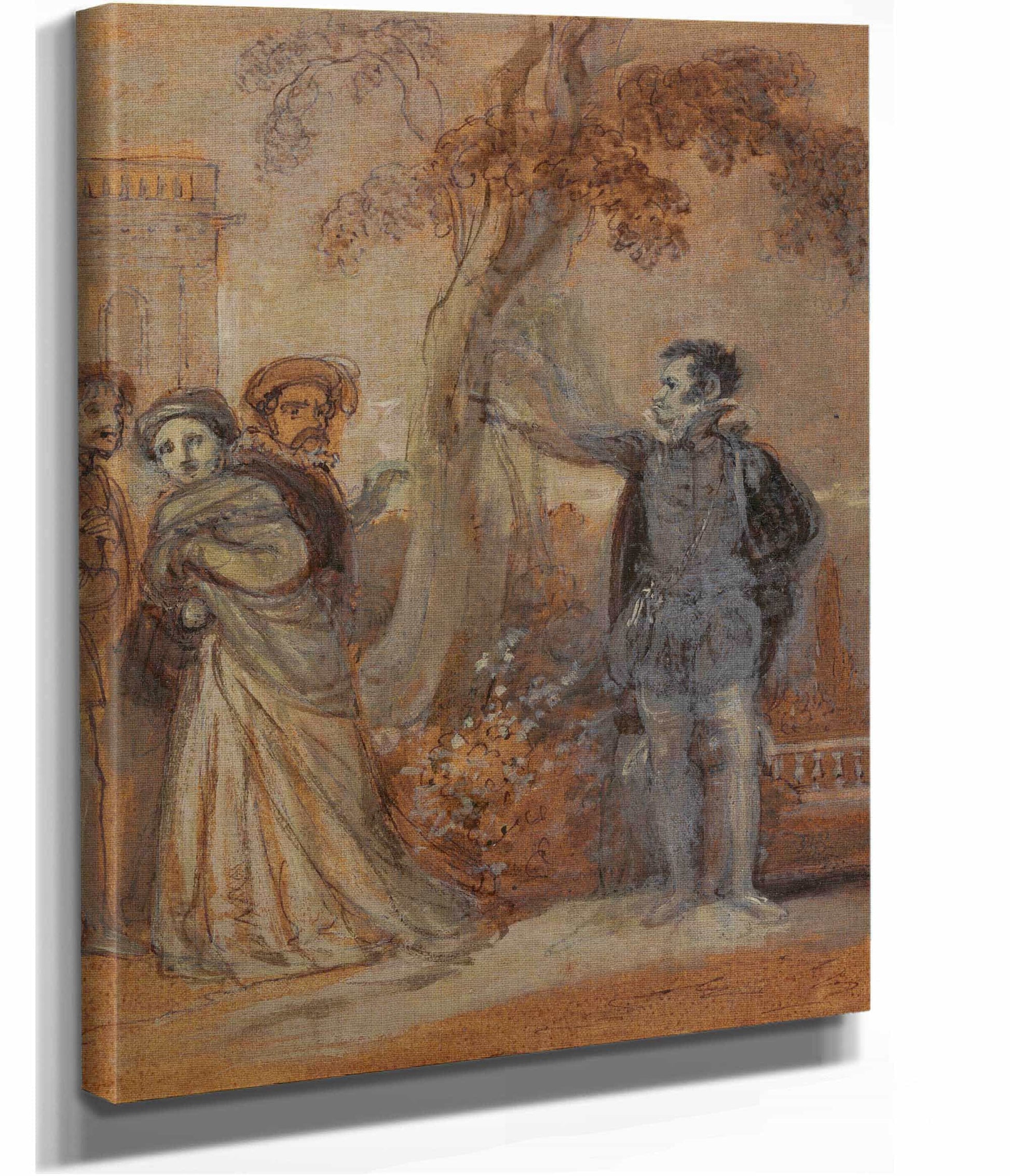 Malvolio Abusing Maria Fabian And Sir Toby by Robert Smirke