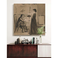 Man And Woman In An Interior by Edwin Austin Abbey