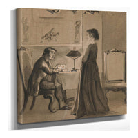 Man And Woman In An Interior by Edwin Austin Abbey