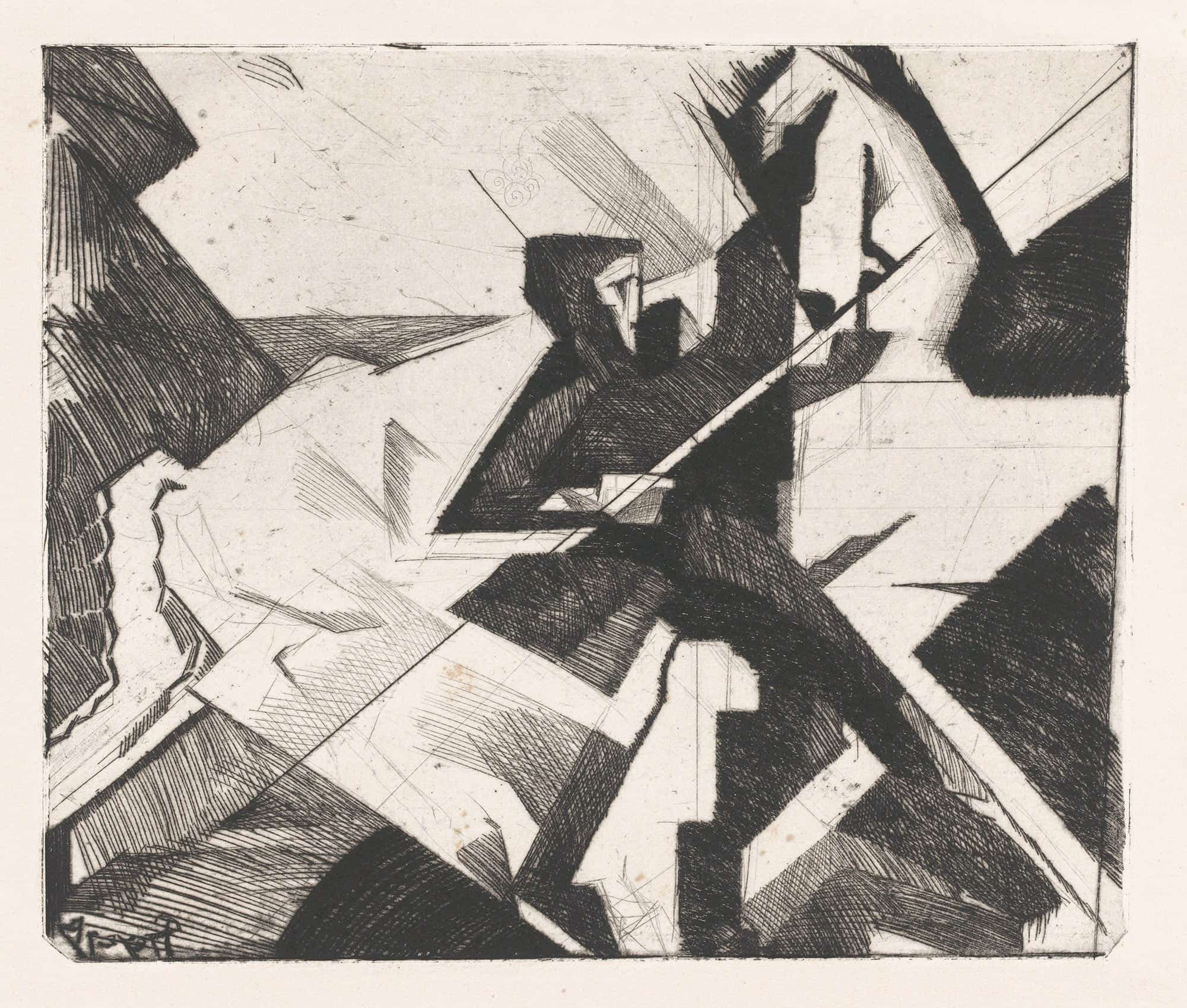 Man En Paard by Reijer Stolk