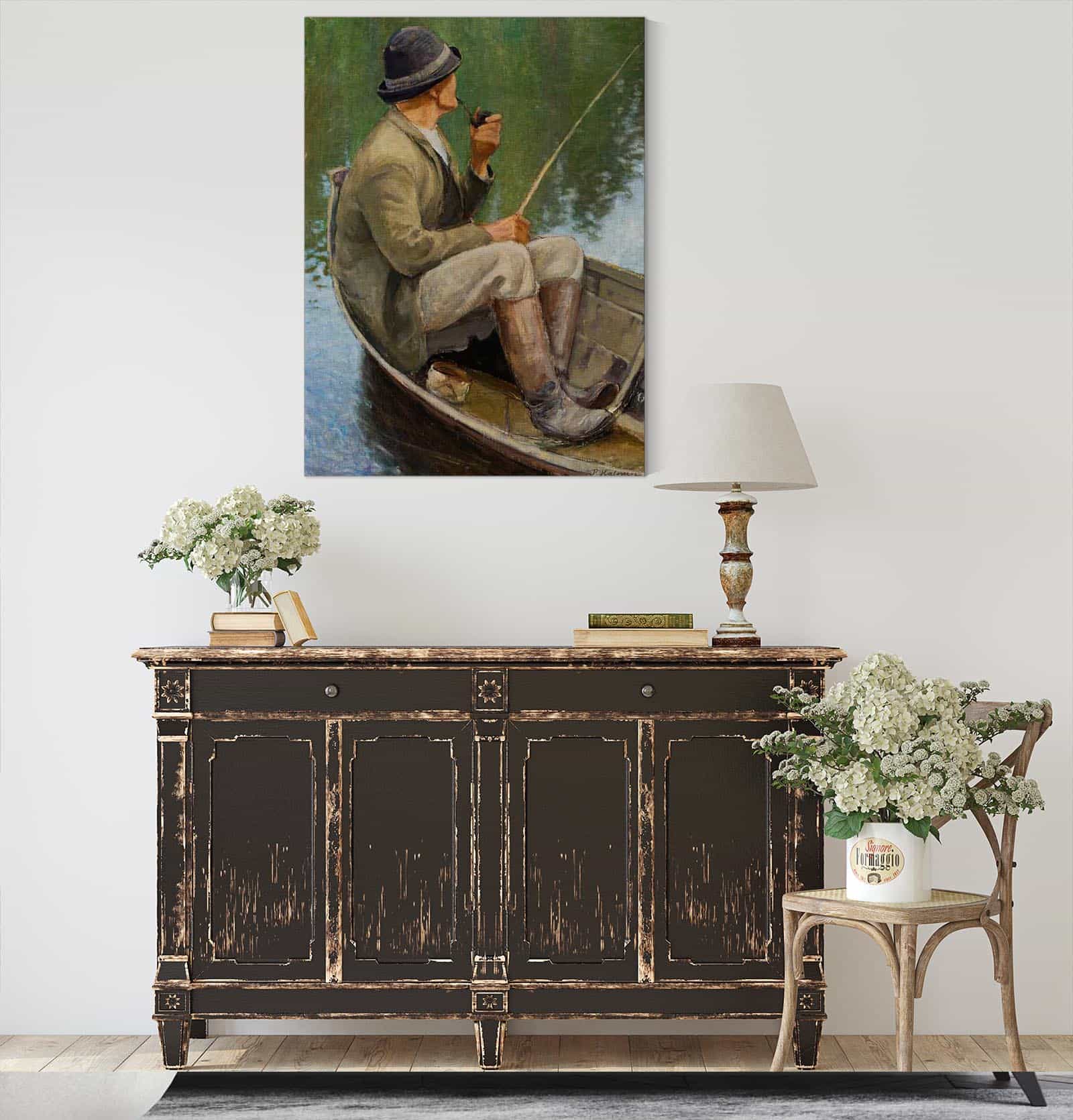 Man Fishing by Pekka Halonen