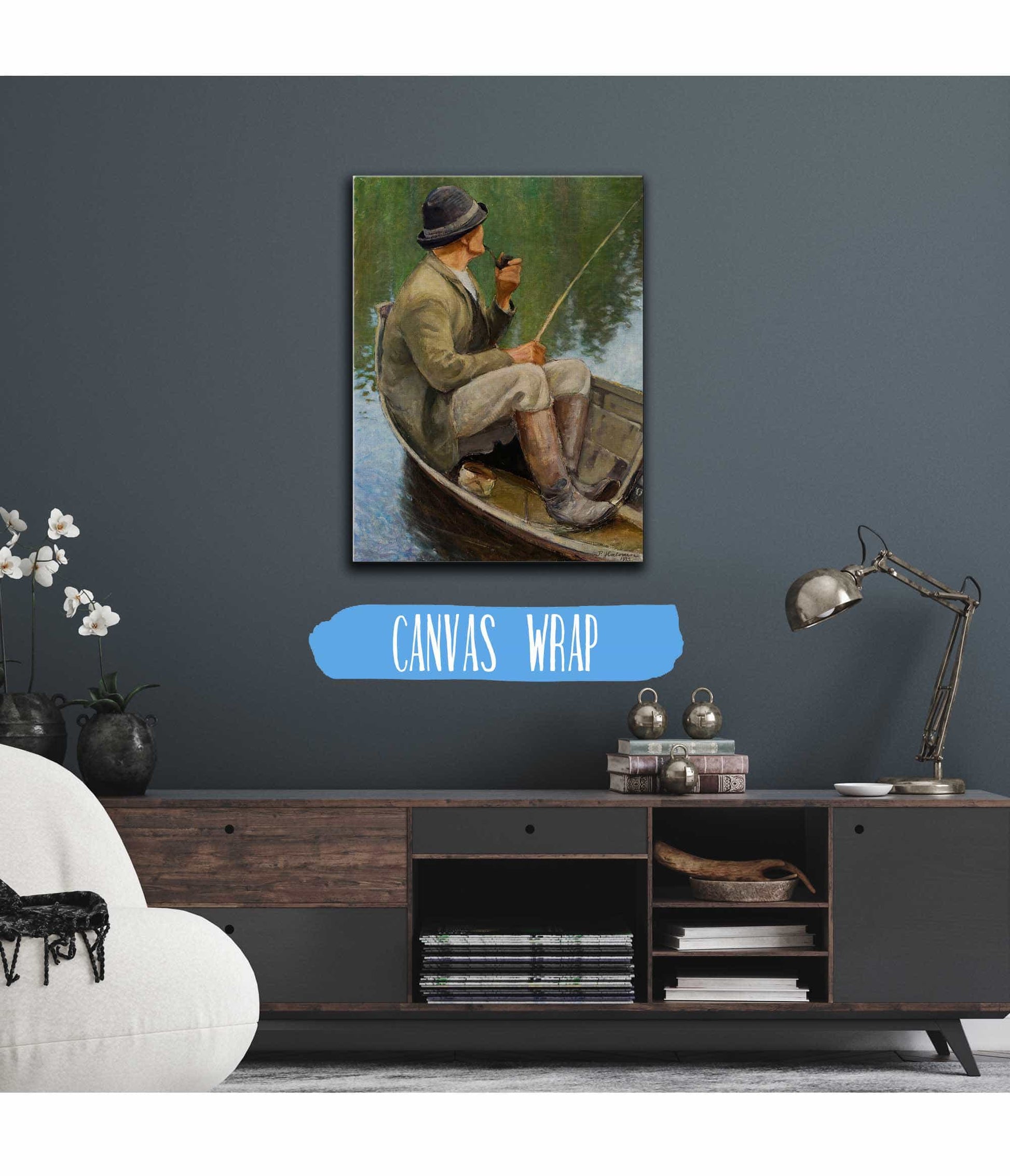 Man Fishing by Pekka Halonen