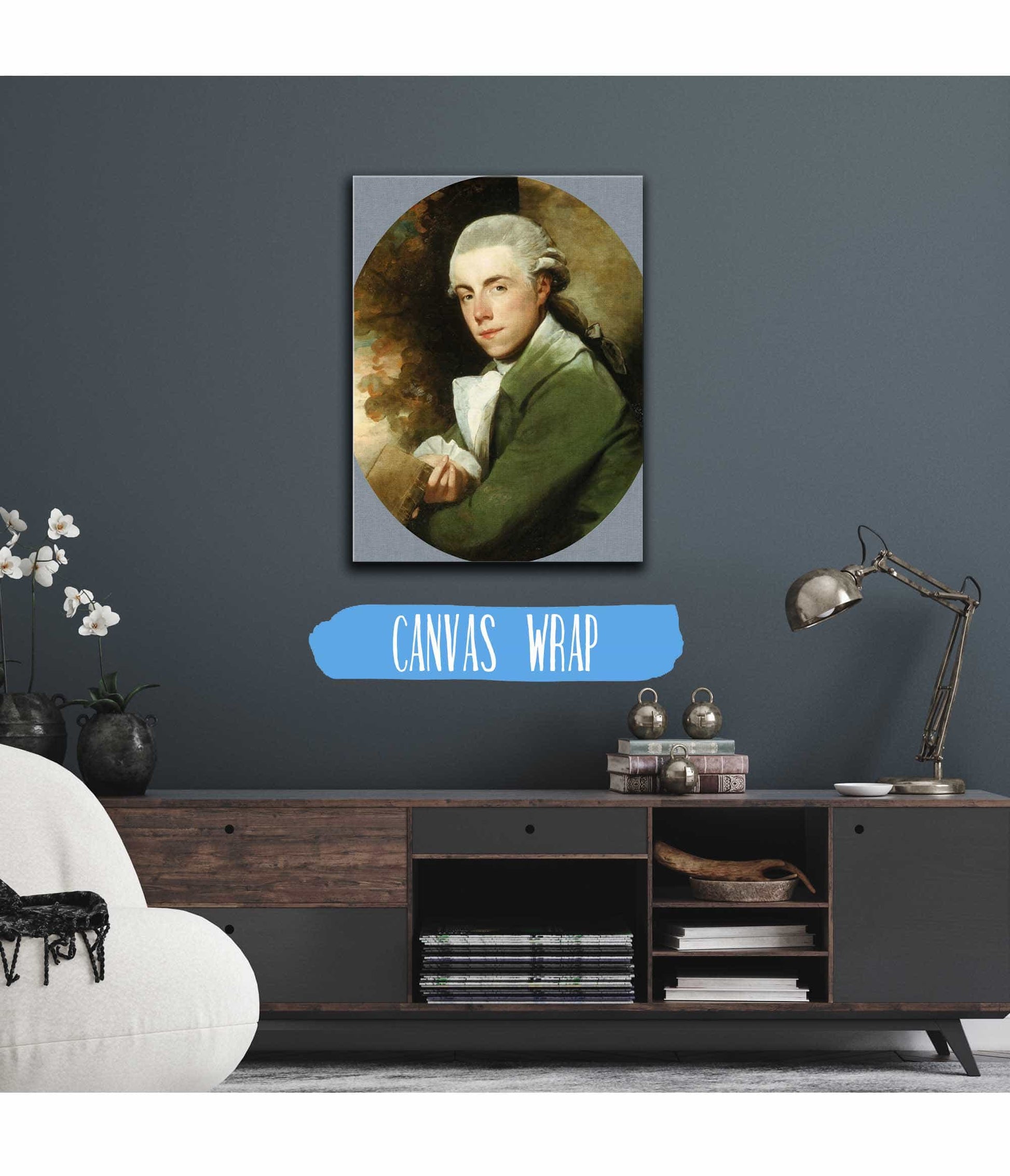 Man In A Green Coat   by Gilbert Stuart