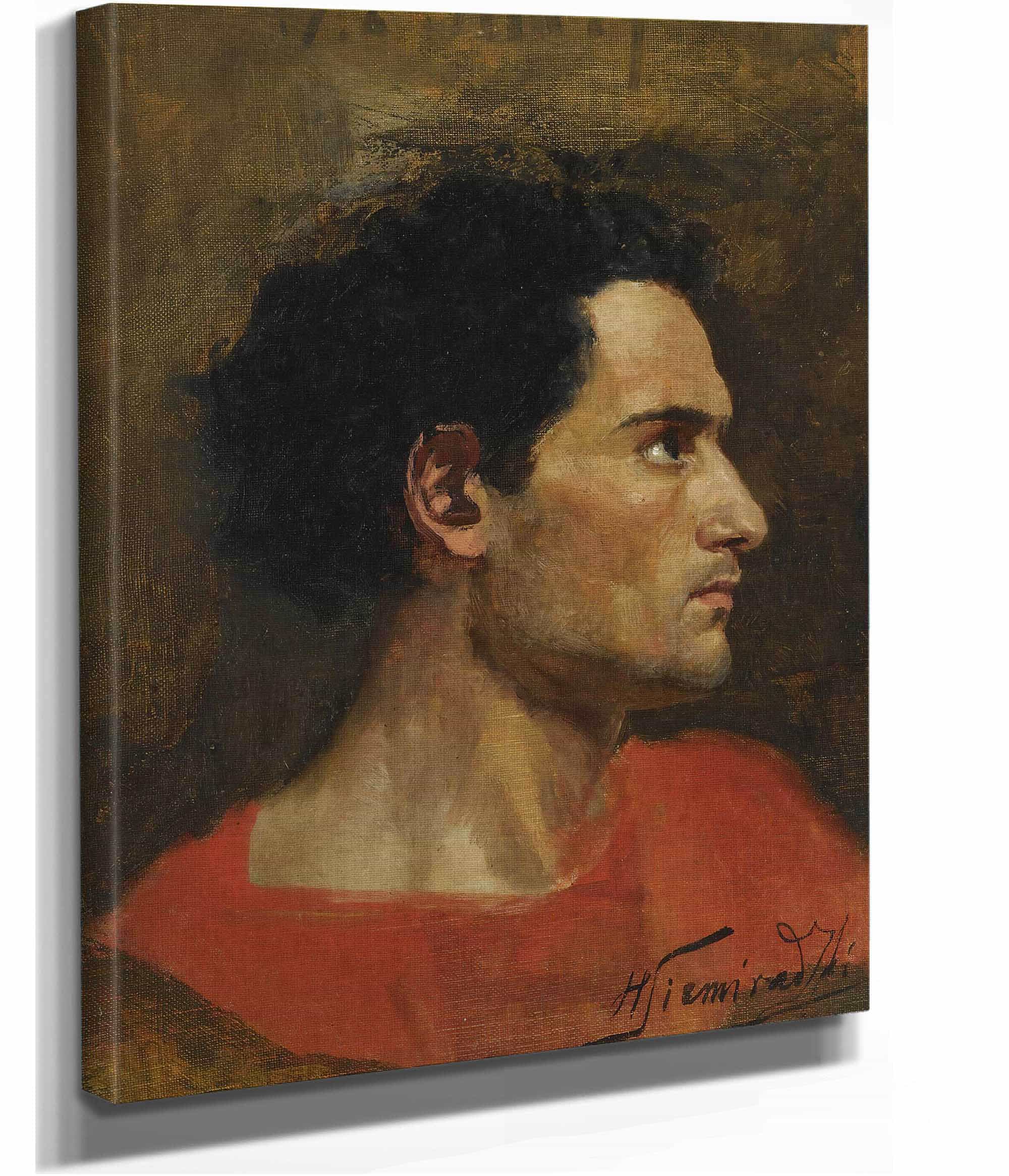 Man In Profile by Henryk Siemiradzki