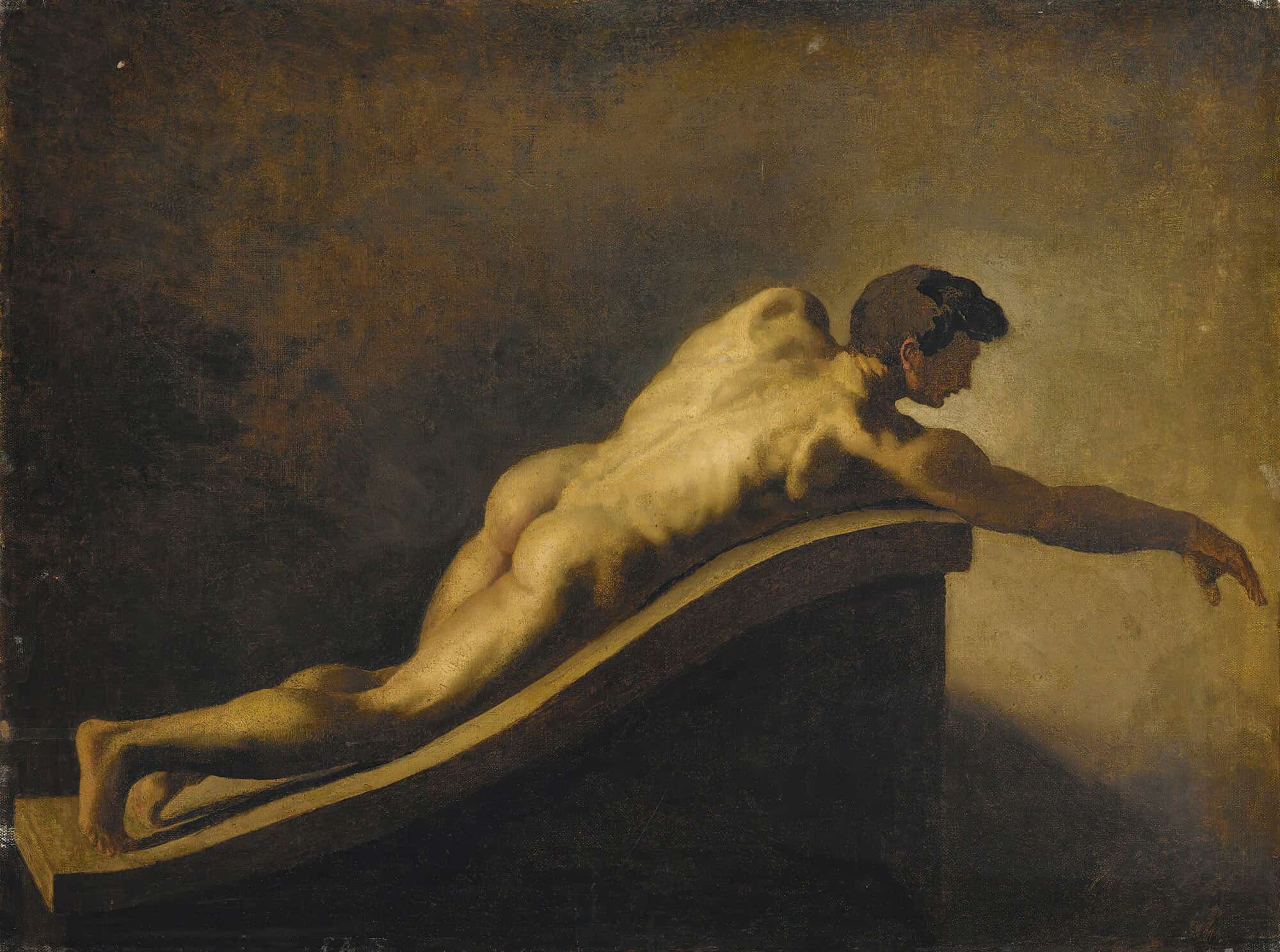 Man Lying Down by Theodore Gericault