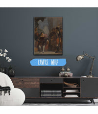 Man Seated While Speaking To A Soldier Who Is Standing by Robert Smirke