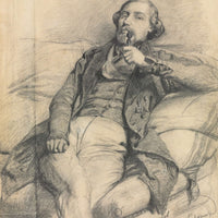 Man Smoking S by Ernest Meissonier