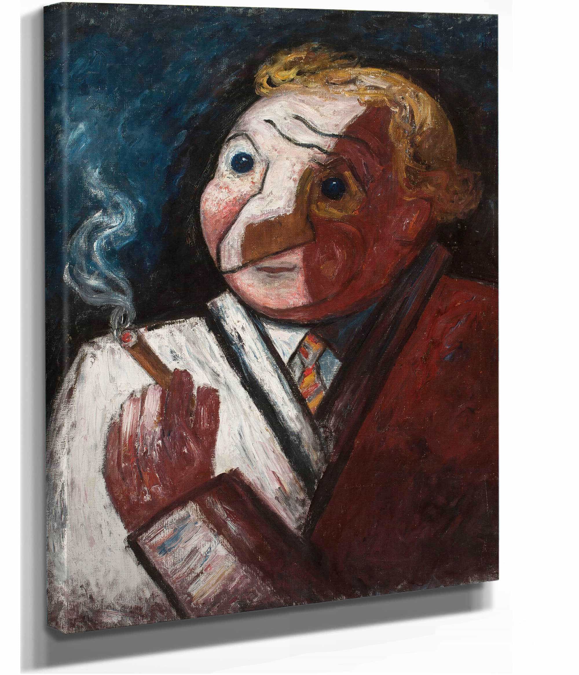 Man With A Cigar Stephane Manier by Tadeusz Makowski