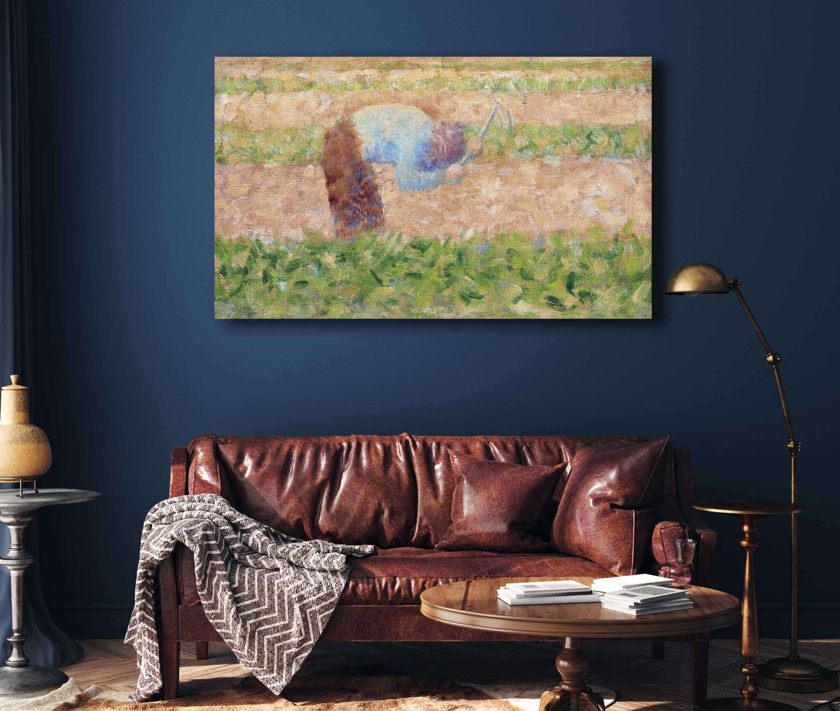 Man With A Hoe by Georges Seurat