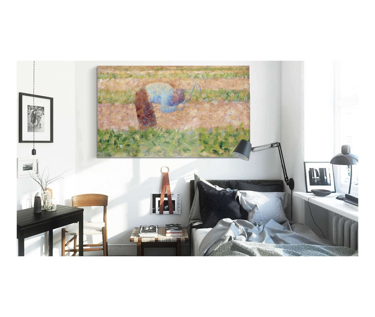 Man With A Hoe by Georges Seurat