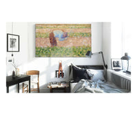 Man With A Hoe by Georges Seurat