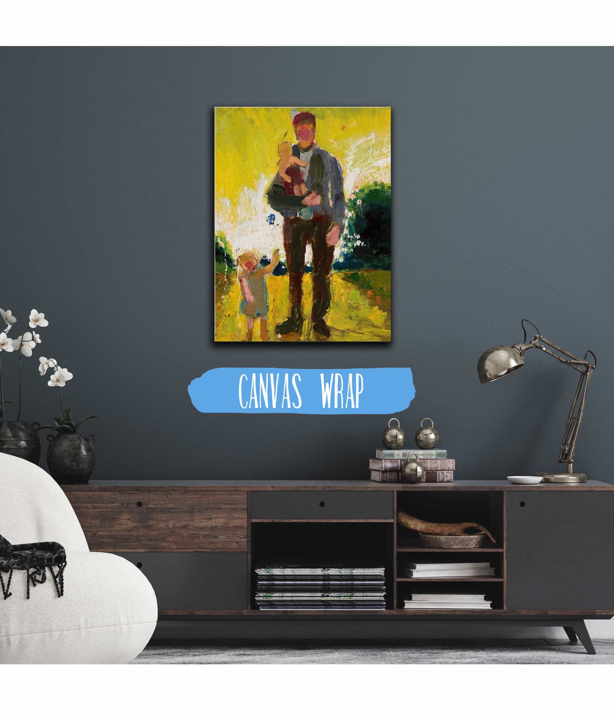 Man With Children by Zygmunt Waliszewski