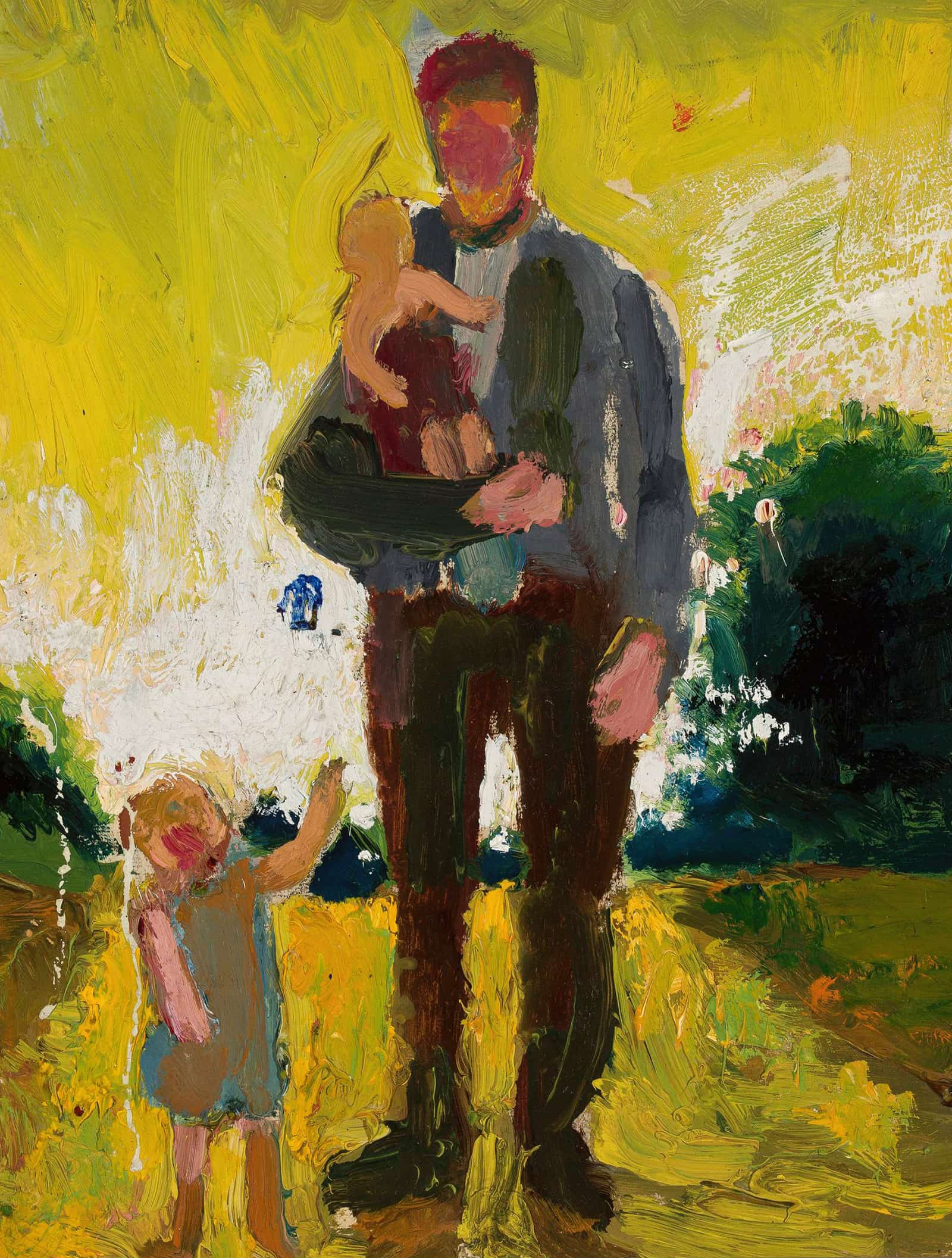 Man With Children by Zygmunt Waliszewski