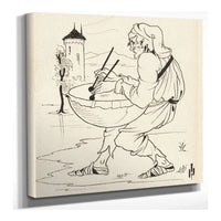 Man With Drum by Aubrey Vincent Beardsley