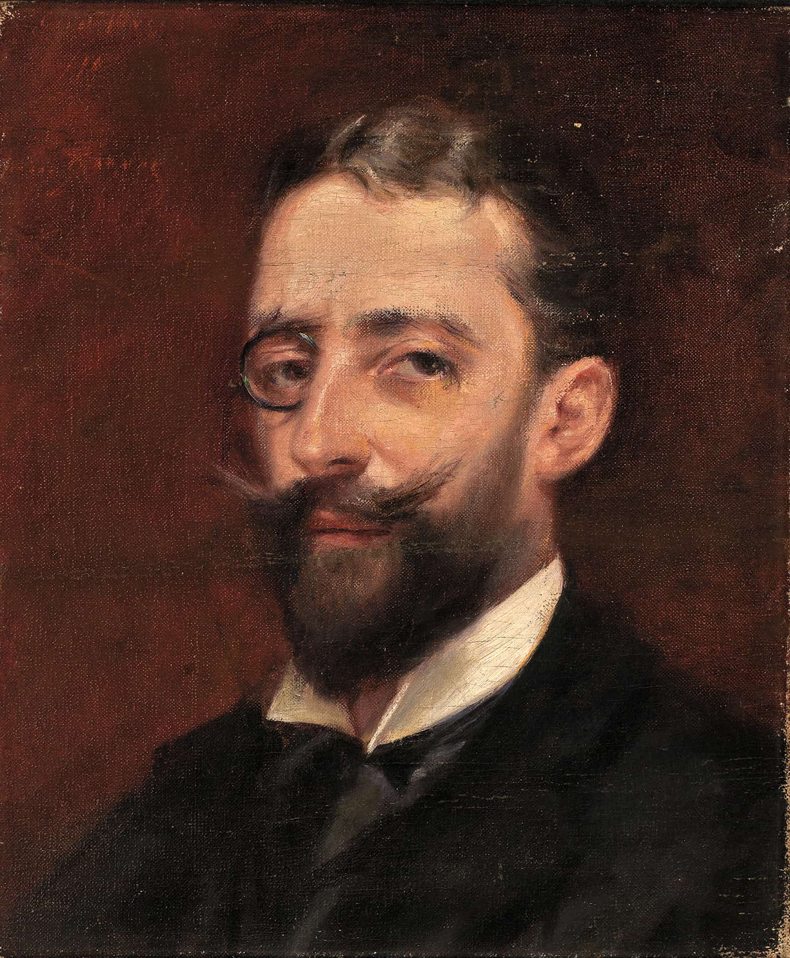 Man With Monocle by Alice Pike Barney