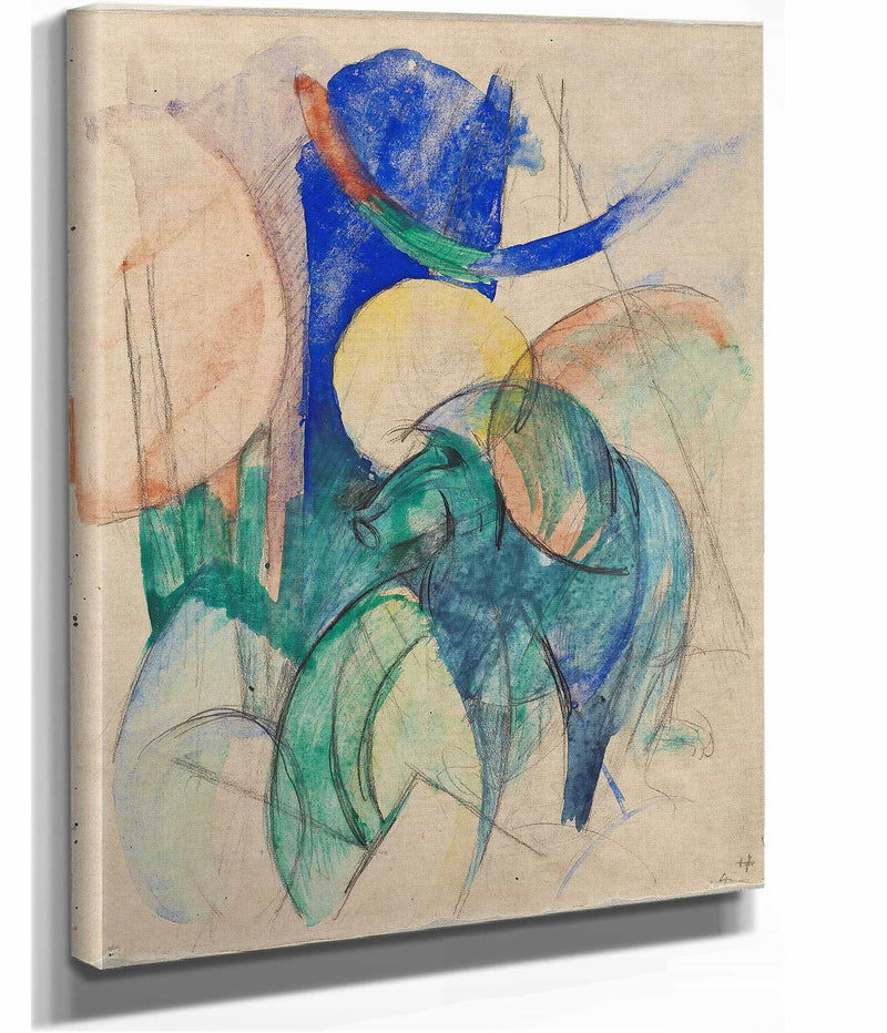 Mandrill by Franz Marc