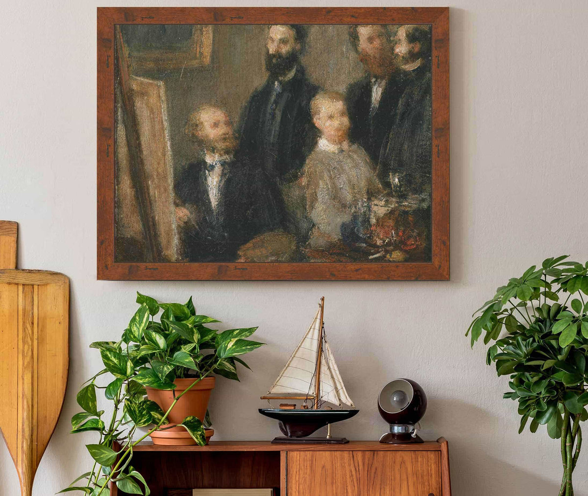 Manet In His Studio by Henri Fantin Latour