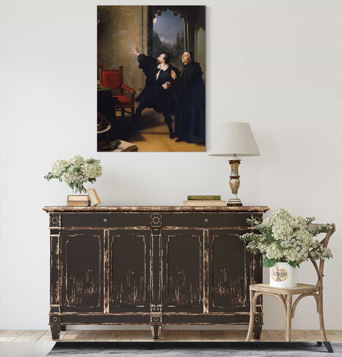 Manfreds Sterbestunde by Johann Peter Krafft