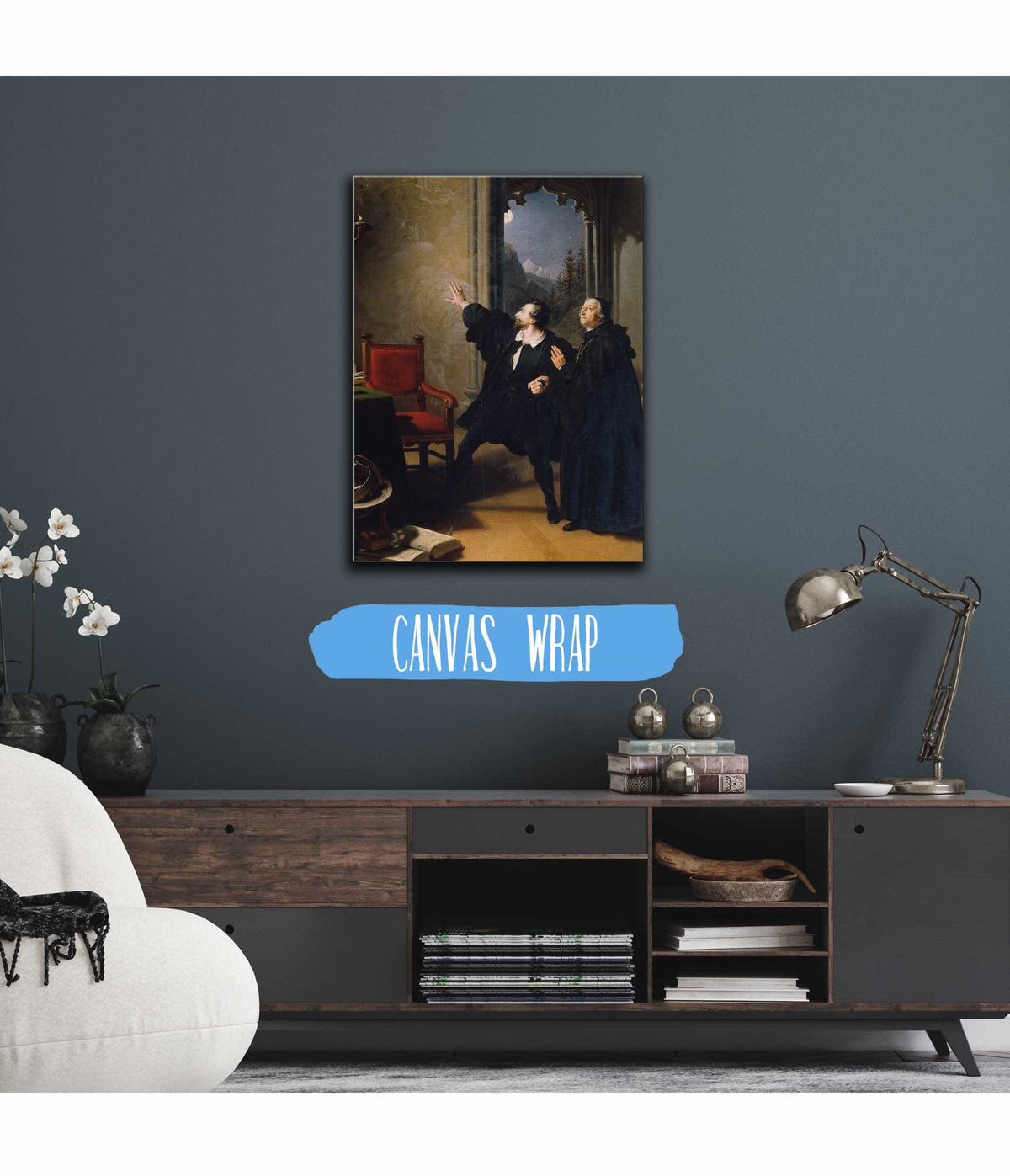 Manfreds Sterbestunde by Johann Peter Krafft