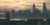 Manhattan's Misty Sunset September By Childe Hassam