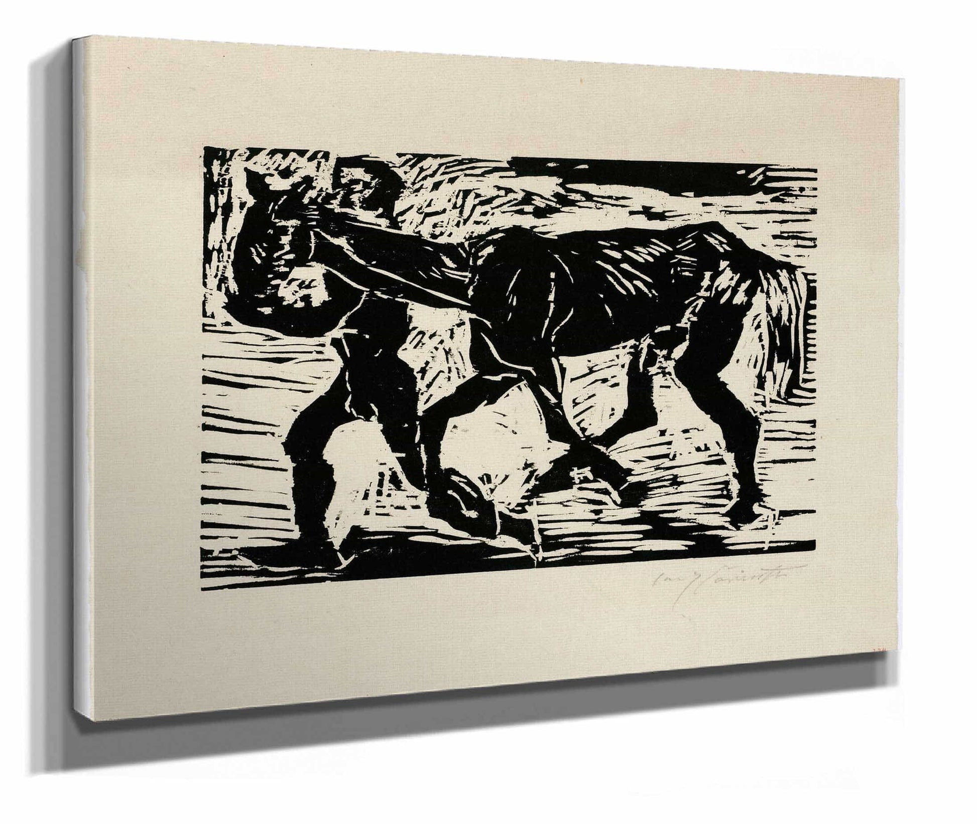 Mann Und Pferd by Lovis Corinth